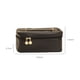 thumbnail image 3 of RKSTN makeup Organizer Large Capacity Travel Cosmetic Bag,Travel Makeup Bag Leather With Brushes Slots Divider Flat Lay Cosmetic Bag Portable Makeup Organizer, 3 of 6