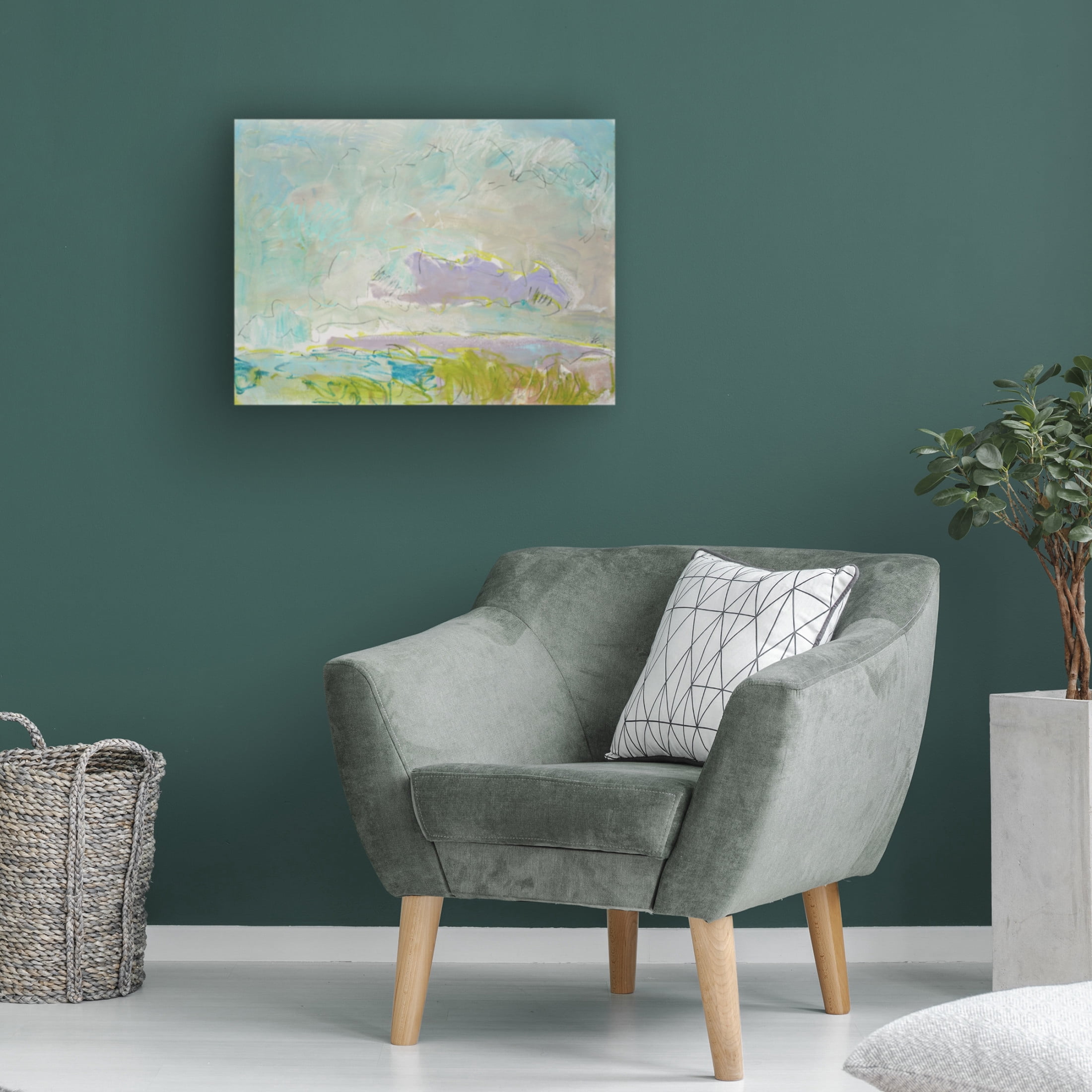 Trademark Fine Art Dorothy Fagan  Heaven and Earth VI Canvas Wall Art