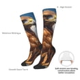 thumbnail image 4 of Naloa Blue Sky White Cloud Eagle Thigh High Socks Extra Long Stretchy Sock Women Over Knee High Opaque Stocking Daily Wear, 4 of 6