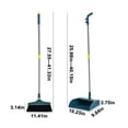 thumbnail image 3 of OEFNTAC Broom with Dustpan Combo Set Retractable Long Handle Broom and Dustpan Combo Set for Indoor Outdoor Cleaning Kitchen Lobby Office Standing Dustpan with 41.3in Adjustable, 3 of 9