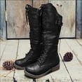 knee high combat boots