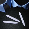 thumbnail image 4 of 200pcs Plastic White Collar Stays Bones Stiffeners in 3 Sizes, 4 of 9