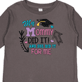 thumbnail image 4 of Inktastic My Mommy Did It and She Did It for Me with Graduation Cap Girls Long Sleeve Toddler T-Shirt, 4 of 5
