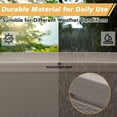 thumbnail image 6 of Bifanuo 120 Gallon Deck Box Lockable Resin Outdoor Storage Box Waterproof Outdoor Container for Patio Furniture Cushions, Pillow,Grey, 6 of 7