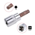 thumbnail image 3 of Socket de bit Torx T40 de 3/8" de Uxcell, bits de acero S2, sockets CR-V de 48 mm de longitud (solo para uso manual), 3 of 5