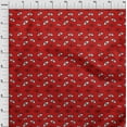 thumbnail image 4 of oneOone Polyester Spandex Red Fabric Eye Print Diy Clothing Quilting Fabric Print Fabric By Yard 56 Inch Wide, 4 of 5