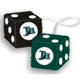 thumbnail image 1 of Dés en Peluche Tampa Bay Rays, 1 of 2