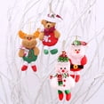thumbnail image 3 of Muñeco de nieve de Navidad, oso, árbol, muñeco de tela, Papá Noel, alce, adorno colgante de felpa para el hogar, accesorios de vacaciones de Año Nuevo, 3 of 4