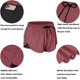 thumbnail image 5 of Pantalones cortos deportivos para correr con cordón en la cintura para mujer y bolsillo interior $ Pantalones cortos deportivos con cordón elástico de doble capa para mujer y bolsillos $ Pantalones, 5 of 6