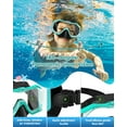 thumbnail image 3 of Swim Goggles with Nose Cover,Latest HD 3-Window Wide Vision Lens Snorkel Mask Anti-Fog&Leak for Adults Youth and Kids Swimming Snorkeling Diving, 3 of 10
