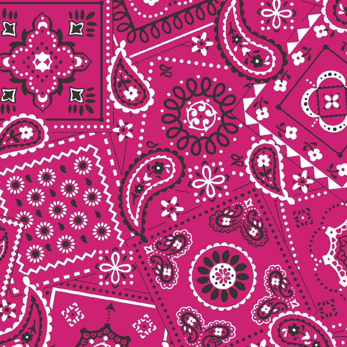 Waverly Inspirations 44" 100% Cotton Sewing & Craft Fabric By the Yard, White, Black and Pink