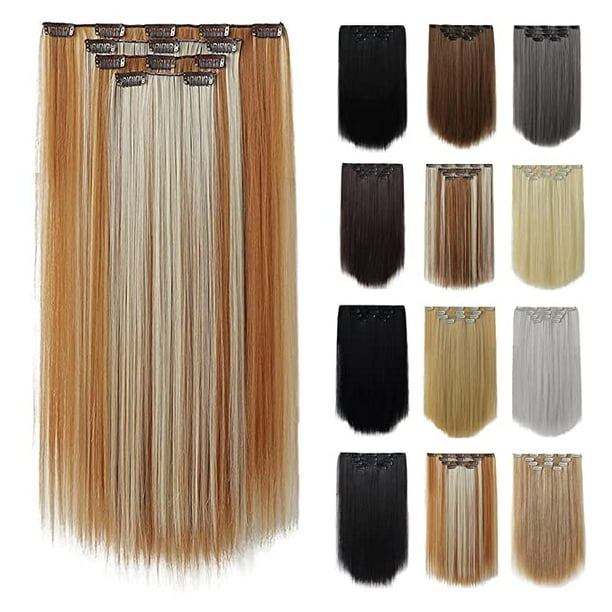 Blonde Hair Extensions Clip in,Blonde Hair Extension 22 Inch Straight