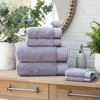 Hotel Style Egyptian Cotton 6-Piece Towel Set, Lavender Color