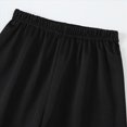 thumbnail image 4 of KPOPLK Toddler Baby Boy Summer Outfit Quick Dry T Shirt Shorts Set Sporty Summer Clothes(5-6 Years,Black), 4 of 5