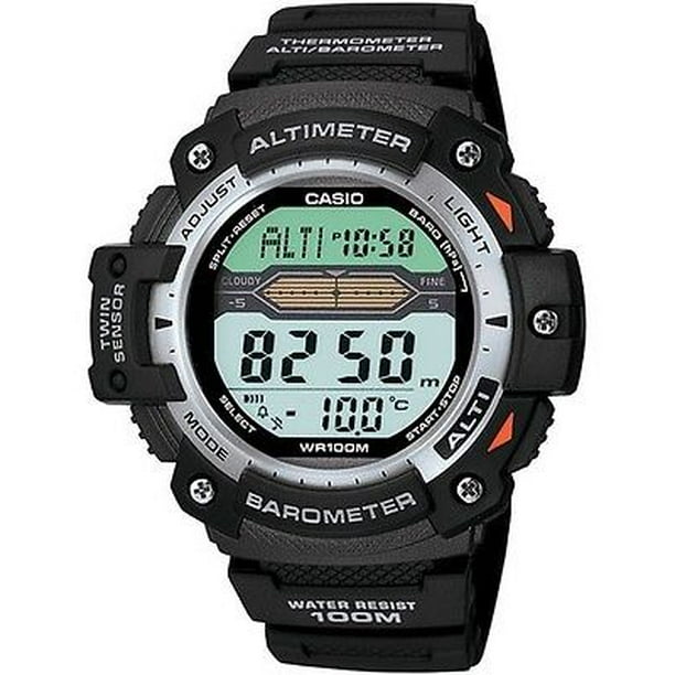 Casio - Casio SGW300H-1AV Men's Twin Sensor Altimeter Barometer Sports LCD Watch - Walmart.com