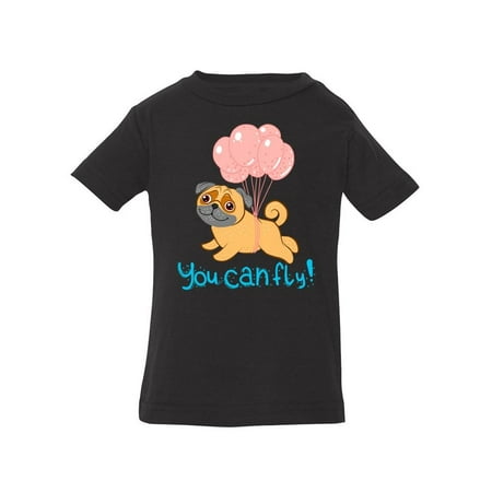 

Pug With Balloons T-Shirt Infant -Image by Shutterstock 18 Months