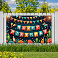 thumbnail image 5 of Colorful Decoration Fiesta Birthday Banner Polyester Material Celebration Banners for Birthday Party Indoor Outdoor Event, 5 of 7