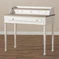 thumbnail image 5 of Baxton Studio Anjou Writing Desk in White and Natural, 5 of 5