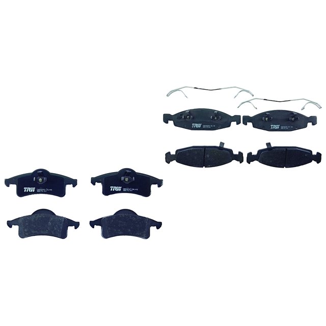 Set Balatas Cerámicas TRW 1999 A 2002 Jeep Kit Completo Delantero y Trasero Cerámica