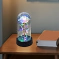 thumbnail image 6 of Rotating Mothers Day Flower Gifts for Mom,Birthday Gifts for Women,Mothers Day Rose Flower Gifts for Her,Mom to Be Gifts,Spinning Colorful Rainbow Light Up Rose in A Glass Dome for Women Wife Grandma, 6 of 7