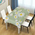 thumbnail image 6 of SKYSONIC Outdoor & Indoor Rectangle Tablecloth,Beautiful Little Daisies Dinner Table Cover for Patio, Picnic, Holiday Party 60x60In, 6 of 7