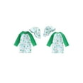 thumbnail image 2 of BemeyourBBs Newborn Baby Boys Girls One Piece Swimsuit with Hat Infant Bathing Suit UPF 50+ Rash Guard Zipper Swimwear Long Sleeve Sea Animal Printed Summer Beachwear, 2 of 9