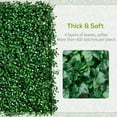 thumbnail image 5 of ZOPan 12PCs Grass Wall Panels, 20" x 20" Artificial Grass Wall Decor, Greenery Backdrop Panels Wall for Outdoor, Indoor, Garden, Fence, Backyard, Dark Green, 5 of 9