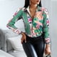 thumbnail image 2 of Camisa de manga larga estampada con cuello vuelto informal con botones para mujer a la moda Fridja  FKASFK3447, 2 of 8