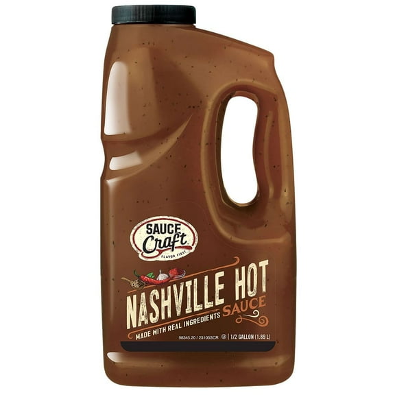 Sauce Craft Nashville Hot Sauce, 0.5 Gallon Jug -- 4 per case.