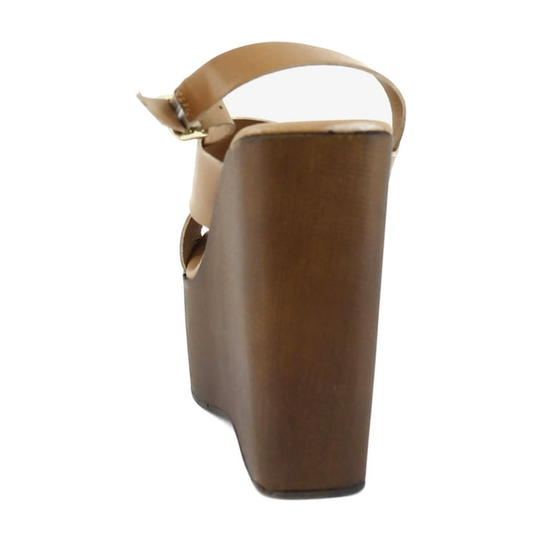 Steve Madden Galaxy Women's Sandals Cognac Leather Size 8 M