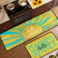 thumbnail image 4 of Summer Kitchen Rugs and Mats for Floor, Summer Decorations for Home, 2 Pcs Non-Slip Backing Spring Summer Mat, Summer Decor Holiday Kitchen Rug Sets with Runner 17"x47.2"+17"x30", 4 of 6