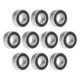 thumbnail image 1 of Rodamiento de bola 686-2RS 6x13x5mm Doble sellado de acero cromado Paquete de 10, 1 of 4