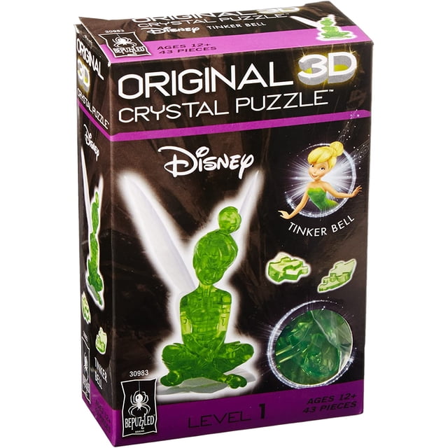 Rompecabezas de cristal 3D Bepuzzled Tinker Bell