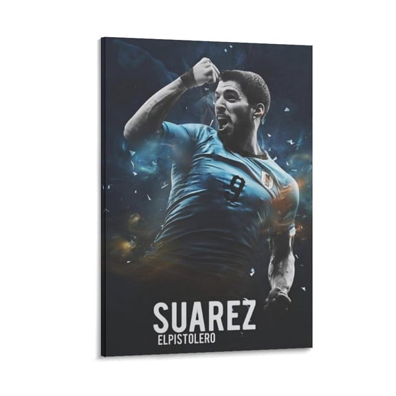 Luis Suarez Canvas Poster Room Aesthetic Poster Print Art Wall Painting Canvas Posters Gifts Modern Bedroom Decor 16x24inch(40x60cm)