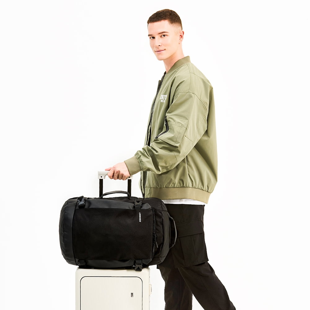 big leather backpack for school Waxed Waterproof Canvas Leather Backpack, Big Capacity Laptop Backpack   RockCow Leather Studio