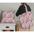 thumbnail image 6 of Soimoi Poly Taffeta Red Fabric By the Yard - 56 Inch Wide - Florals, Leaves Print Fabric - Elegant & Beautiful Patterns for Fashion and Home Decor Printed Fabric, 6 of 6
