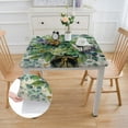 thumbnail image 2 of WYYP Flowers Leaves Vase Square Tablecloth with Elastic Edge 100% Polyester Fiber 40*40, 2 of 8