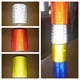 thumbnail image 4 of Cinta reflectante de advertencia con rejilla de color cristalino adhesiva blanca caliente directa de 5 cm x 3 m, 4 of 6
