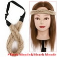 thumbnail image 3 of SEGO Synthetic Hair Braided Headband Classic Chunky Wide Plaited Braids Elastic Stretch Hairpiece Beauty accessory, 3 of 8