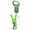 Grey-Green (Green Gripper), variant on Black 8-slot Digital Fishing Scale with 4.6'' Lip Gripper and Auto-rank Memory