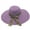 Purple, variant on UDIYO Sunscreen Braided Foldable Straw Hat Leopard Bowknot Decor Wide Brim Women Beach Hat Fashion Accessories