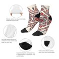 thumbnail image 5 of Rocae Fashion Tatreez2 for Premium Adult Socks,Comfortable, Breathable, and Durable Socks, Perfect for Everyday Wear, 5 of 7