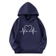 thumbnail image 3 of Sudaderas con capucha para niños y niñas, sudaderas casuales de manga larga, lindas sudaderas de gran tamaño con bolsillo de polar, chaquetas para niñas, 3 of 4
