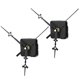 thumbnail image 3 of 2 juegos de punteros de movimiento de reloj de cuarzo de pared silencioso DIY Kit de repuesto para decoración de bordado del hogar negro, 3 of 14