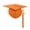 Orange, variant on ZenCart Graduation Cap with 2025 Tassel Class of 2025 Unisex Adult Matte Graduation Cap for High School Bachelor