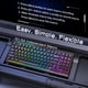 thumbnail image 5 of Teclado inalámbrico para juegos Redragon K517 Pro con retroiluminación RGB, 5 of 9
