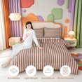 thumbnail image 3 of Erosebridal Abstract Striped King Size Comforter Sets,Geometric Lines Print Comforters King Size,Polkadot Reversible,3 Pieces,1 Comforter and 2 Pillowcases, 3 of 7