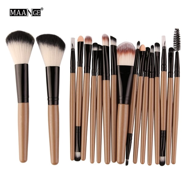 Juego de brochas de maquillaje MAANGE 6/15/18/20 piezas, polvo cosmético, sombra de ojos, base, mezcla de rubor, brocha de maquillaje de belleza, Maquiagem Tan Jianjun unisex