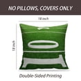 thumbnail image 2 of LALILO Throw Pillow Covers Amp Yard Line American Football Field Cushion Cover 18" x 18", 2338 Pack, 2 of 6