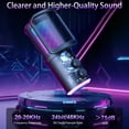 thumbnail image 6 of ONIKUMA USB Gaming Microphone with Boom Arm, Noise-Cancelling Condenser Mic for Streaming, Podcast, PC, Mac, PS4/PS5, 6 of 11